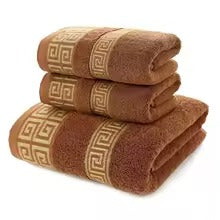 Greek Pattern Towel Set